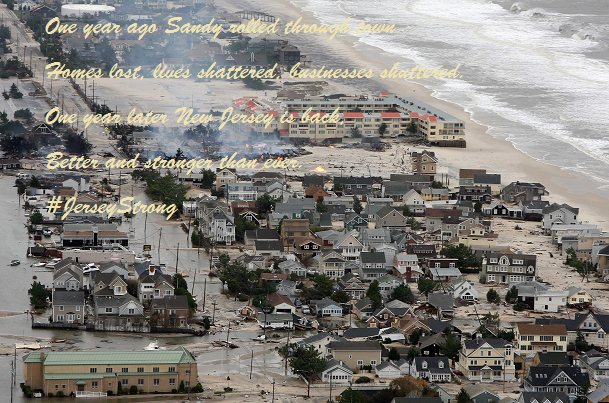 Remembering Superstorm Sandy: 1 Year Later at The Jersey Shore